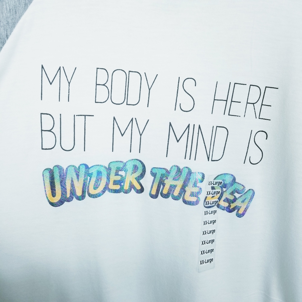 Disney Parks Little Mermaid Top XXL NEW - Picture 3 of 7